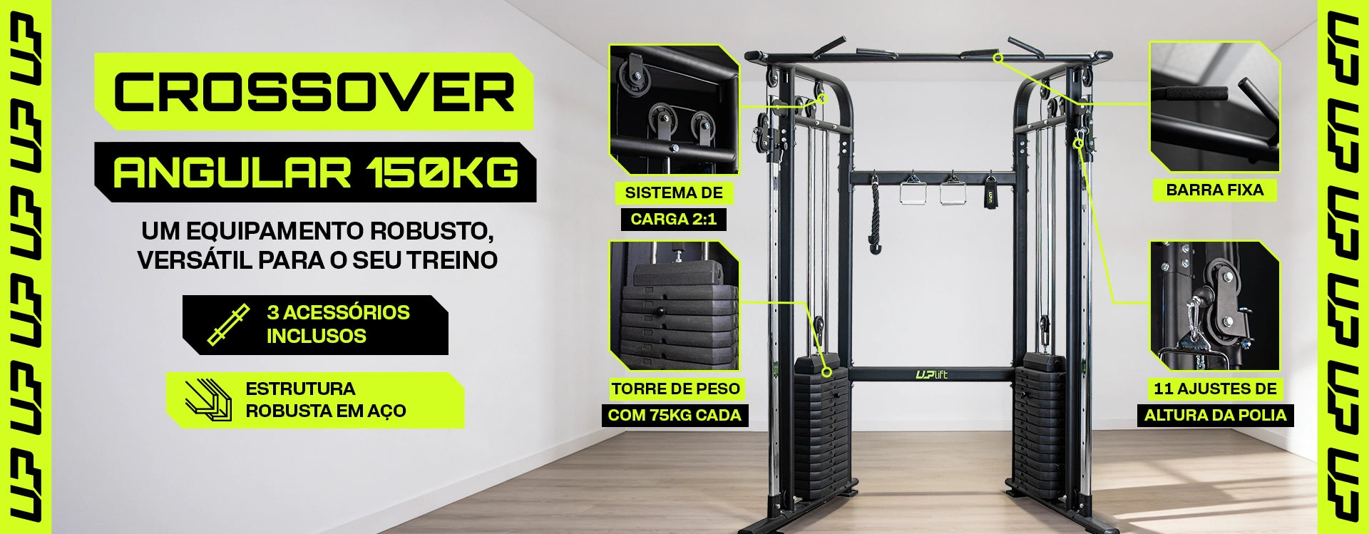 Cross Over Angular 150kg Profissional UPLIFT