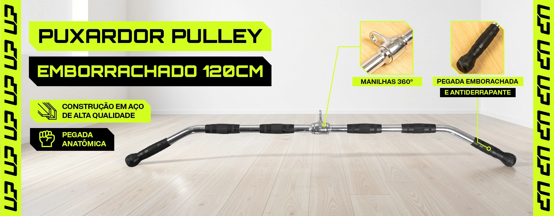 Pulley Puxador Emborrachado 120cm Uplift