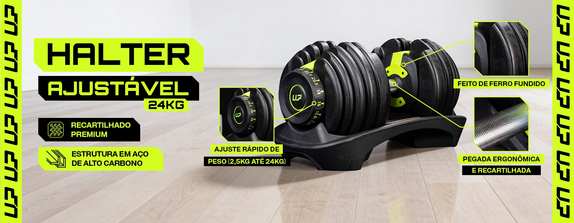 Halter Ajustável 24kg UPLIFT