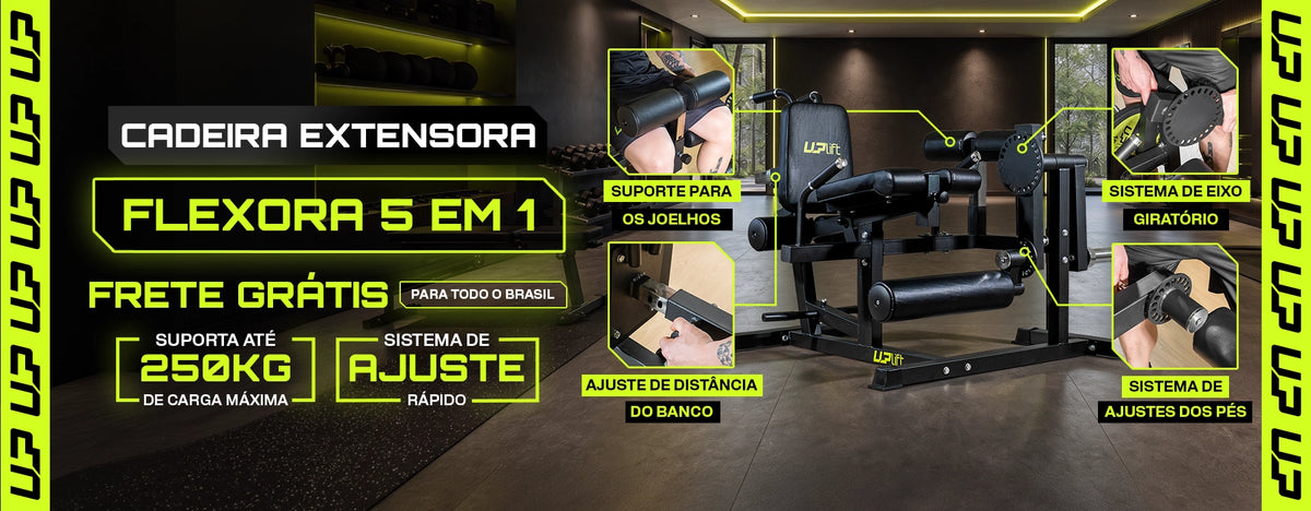 Cadeira Extensora/Flexora 5 em 1 UPLIFT