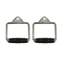 Puxador Estribo Fechado Pega Emborrachada Giratória Academia